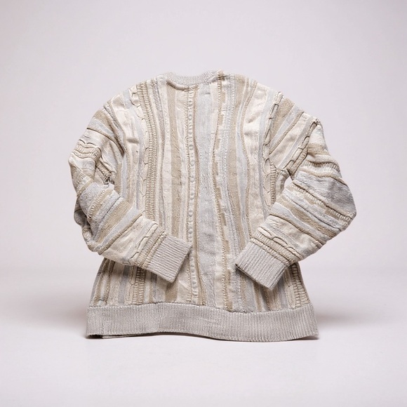 Abercrombie & Fitch Cream Cable Knit Sweater - Picture 3 of 3